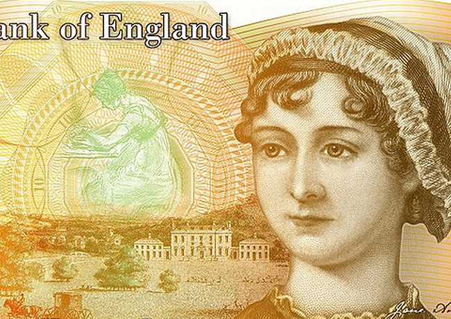 Summer exhibition of BoE: New Jane Austen £10 banknote