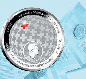 2017 Red Cross Netherland €5 commemorative coin