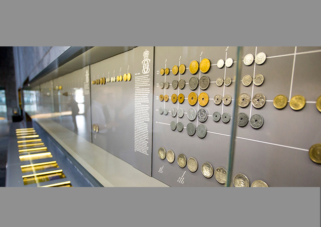 Permanent exhibition of coins in DANEMARK
