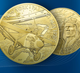 2017 “Spirit Of Saint Louis” french coin