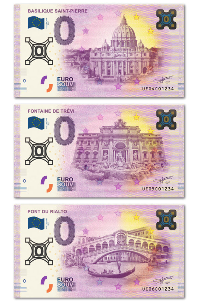 zéro euro billet touristique - Euro Souvenir - billet 0€ Euro Touristique