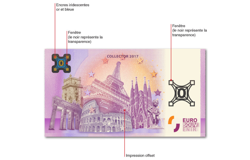 zéro euro billet touristique - Euro Souvenir - billet 0€ Euro Touristique