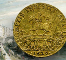 Toulouse “Pont neuf” bridge through french tokens