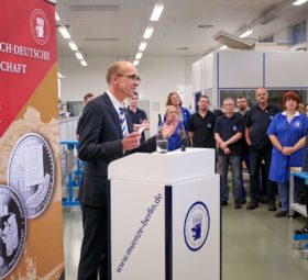 Commemorative Panda medals Strucked for 45 Years of Sino-German Friendship