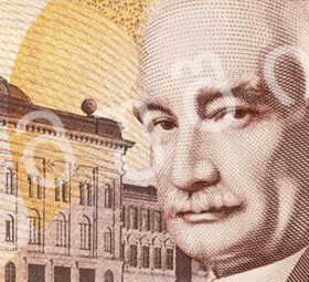 A cursed painter for new georgian banknotes