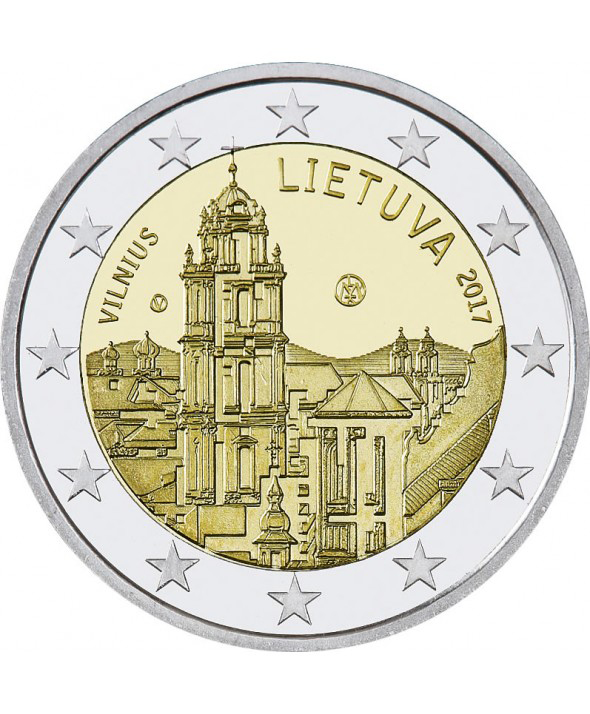 2 euro vilnius - vladas orzekauskas coin designer