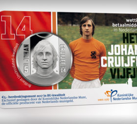 2017 Johan CRUYFF commemorative euro coins (€5 and €10)