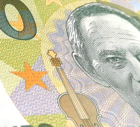 2017 €100 euros commemorative banknote W. SCHAUBLE