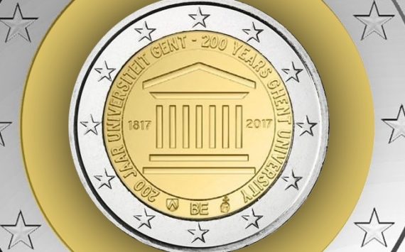 2€ commémorative 200 ans de l’Université de GAND Belgique – La dernière pièce commémorative avant fermeture