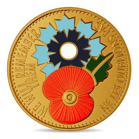 Petite médaille le Bleuet - Poppy - La grande guerre 1918 2018