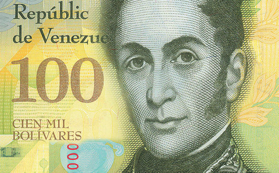 VENEZUELA 100 000 bolivars new banknote may generate confusion and errors in the country