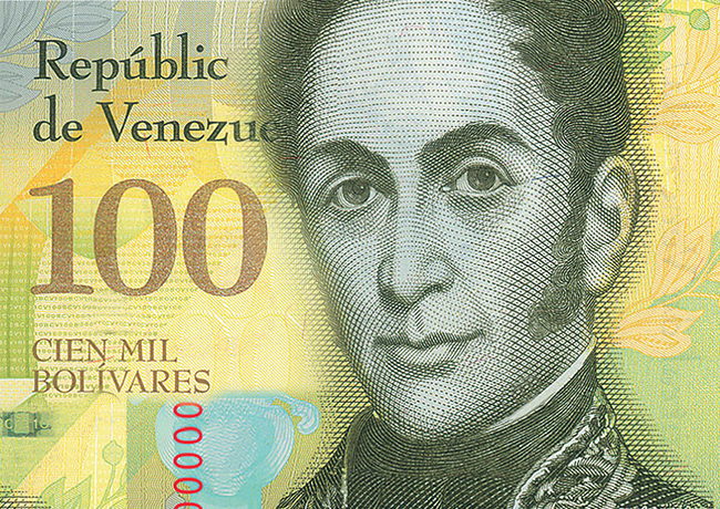 Venezuela 100 000 Bolivars Banknote