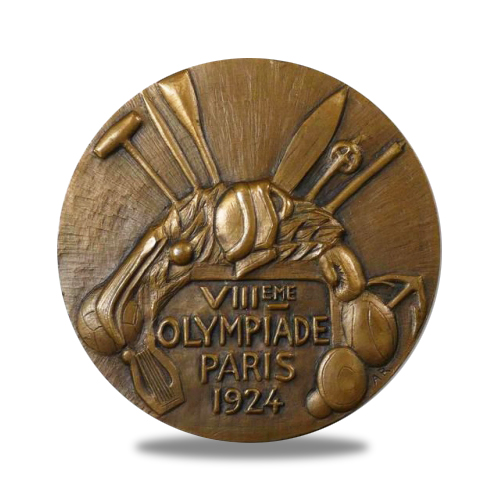 Médailles de la 8ème Olympiade de Paris 1924 par André Rivaud