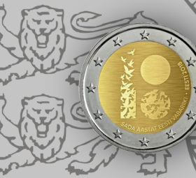 2018 €2 commemorative coin 100th anniversary of estonian Independance