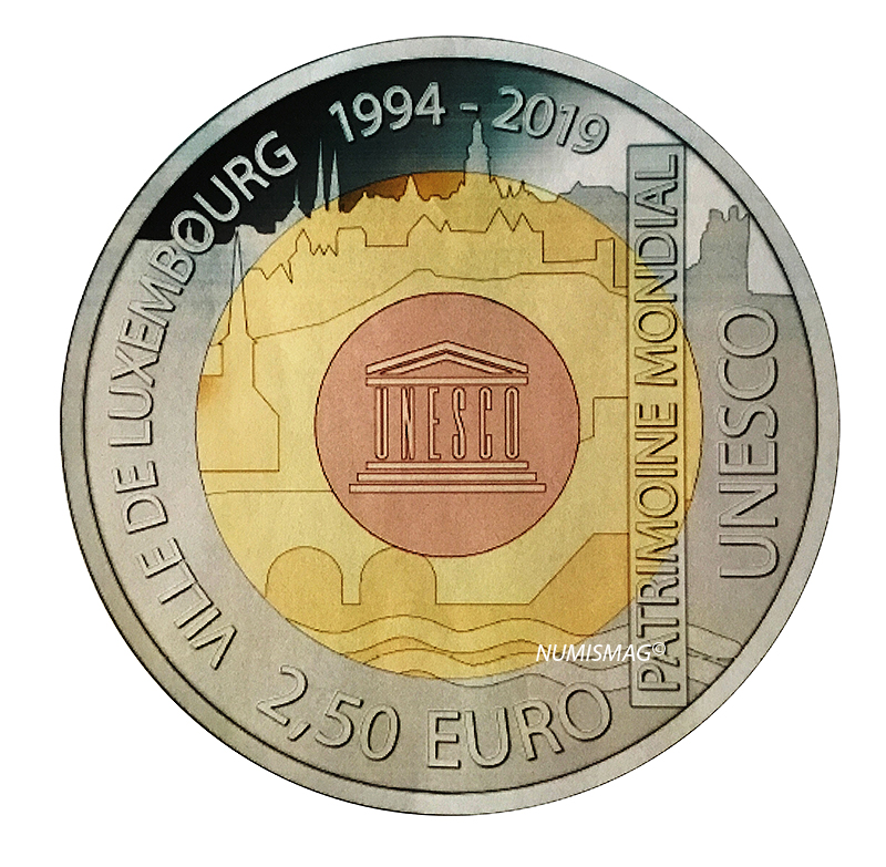 €2,5 Luxembourg city 2018