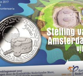 Defence line of Amsterdam, KNM 2017 commemorative coinages