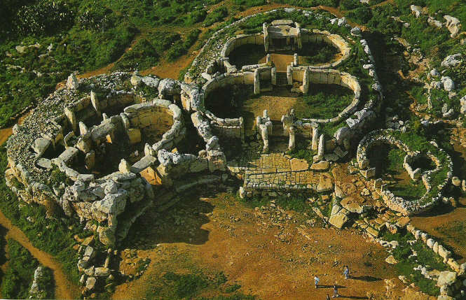 2€ 2018 temples de Mnajdra - série de 7 pièces commémoratives - Malte