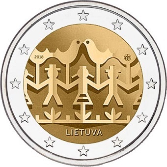 €2 - dedicated to the Lithuanian Song and Dance celebration 2018
