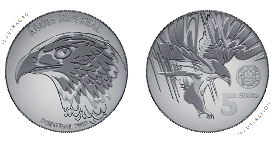 €5 Imperial eagle portugal 2018
