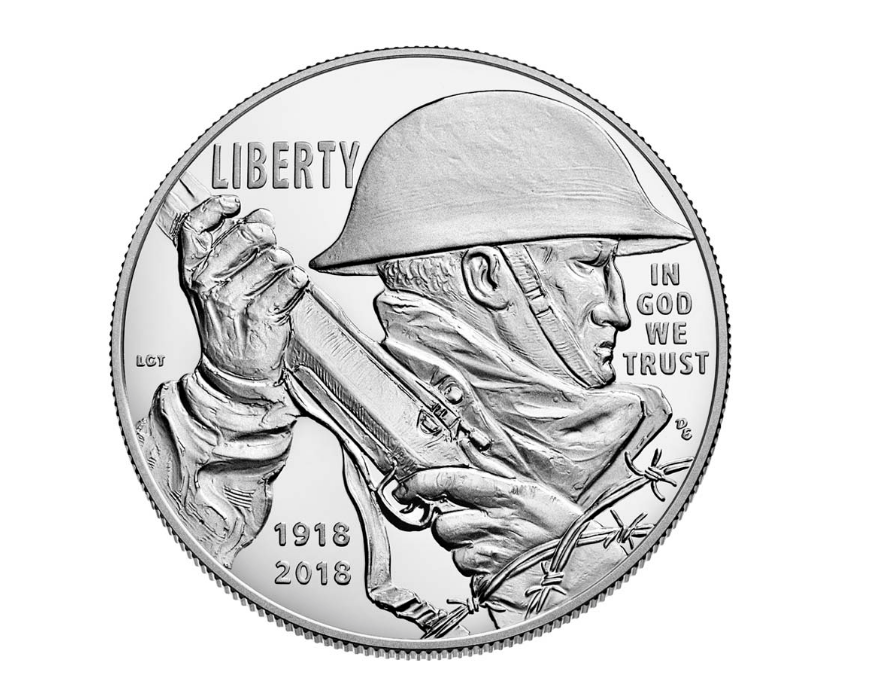 1 Dollar argent - centenaire de la Première Guerre mondiale - par l'US MINT - Numismag