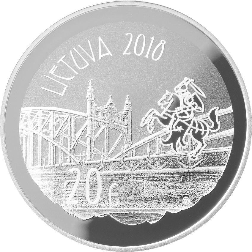 €20 - dedicated to the 150th birth anniversary of Vilhelmas Storosta-Vydünas Lithuania