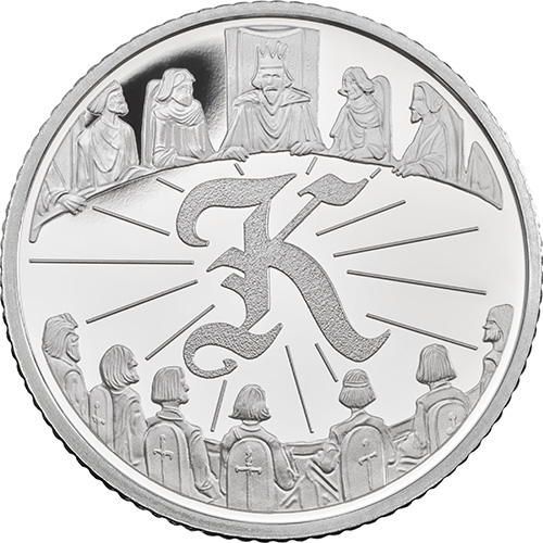 K – King Arthur - 10p 2018 Royal Mint