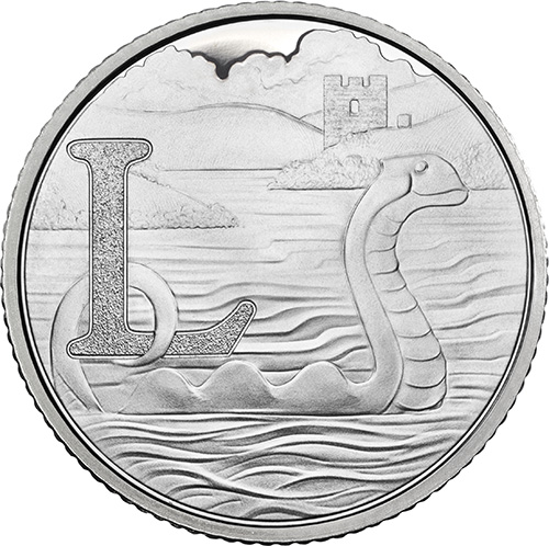 L – Loch Ness Monster - 10p 2018 Royal Mint