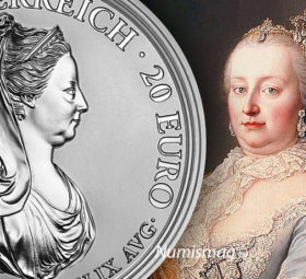 Austria issues a silver €20 coin dedicated to Maria Theresa