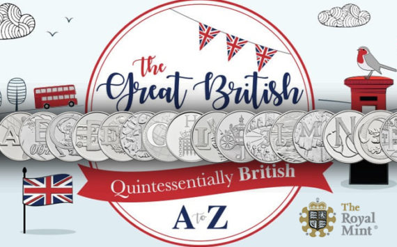 New collection of 10p coins – The Royal Mint reveals the A to Z of Britain