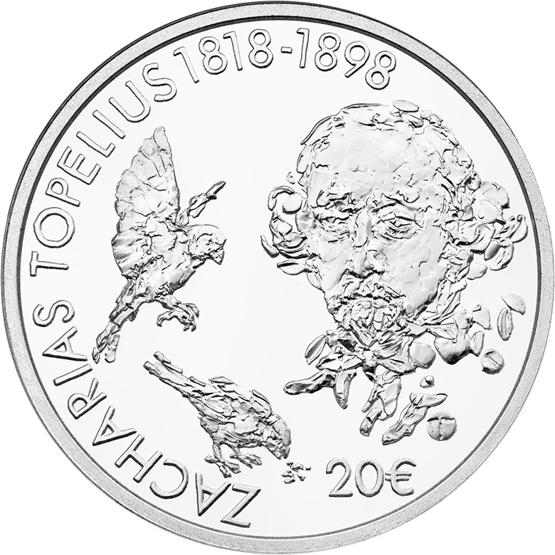 2018 Finland TOPELIUS €10 and €20 commemorative coins