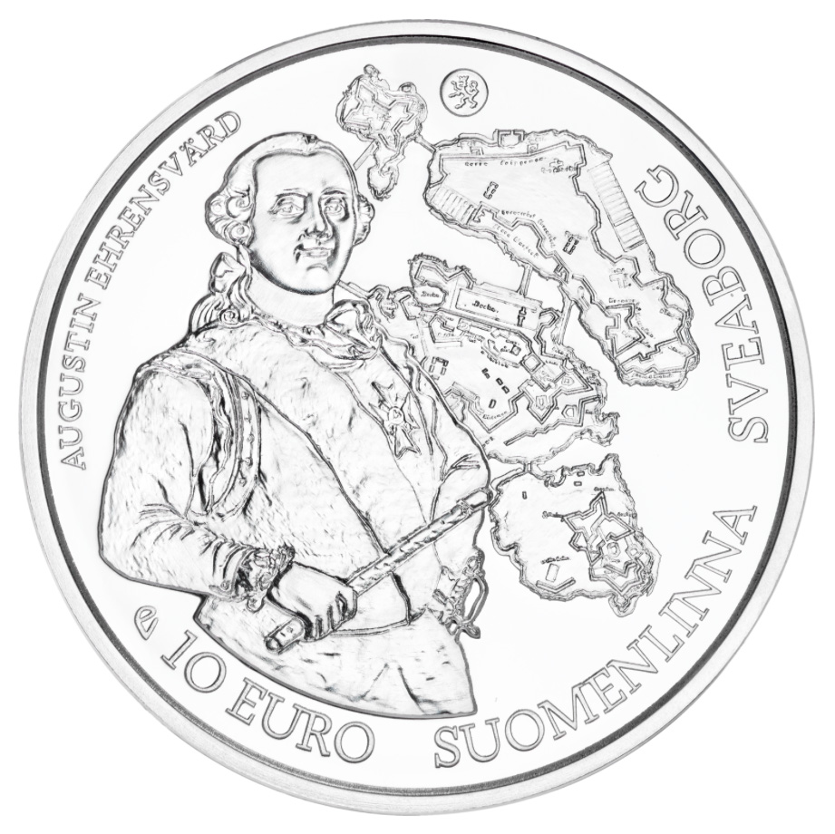  Pièce commémorative de 10 euro baroque et rococo, séries Europa Star 2018 - Monnaie de Finlande