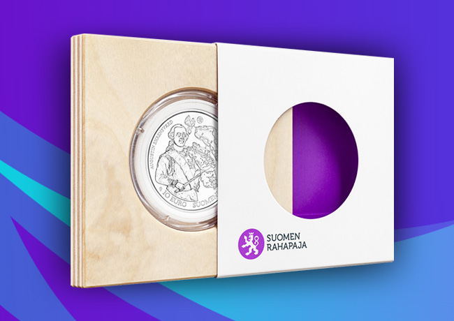 Pièce commémorative de 10 euro baroque et rococo, séries Europa Star 2018 – Monnaie de Finlande