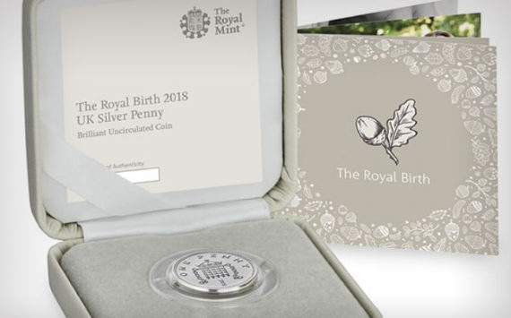 New silver penny of Royal Mint: A royal coin for a royal baby!