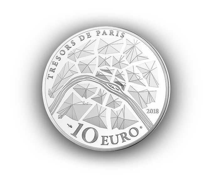Pièces 10€ 50€ Argent Pont Alexandre III Monnaie de Paris 2018