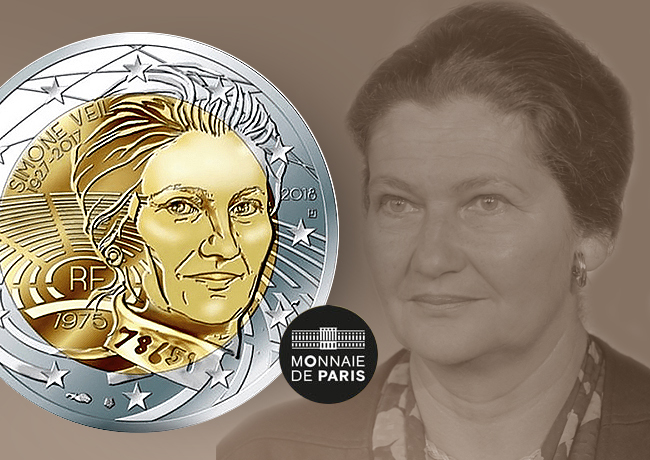 FRANCE 2018: 2€ dedicated to Simone VEIL