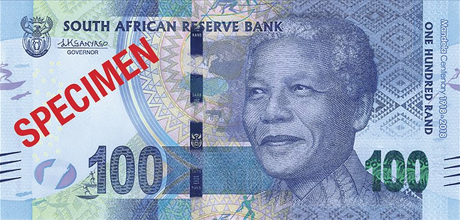 r100 South Africa: commemorative banknotes and coins for centenary of MANDELA's birth