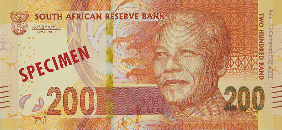 r200 South Africa: commemorative banknotes and coins for centenary of MANDELA's birth