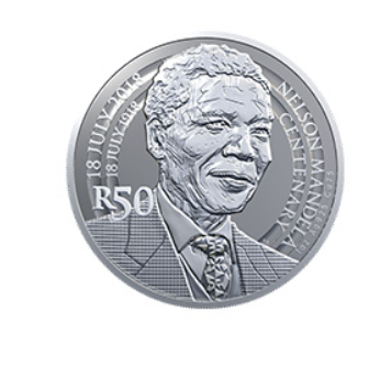 2018 nelson mandela r50 coin