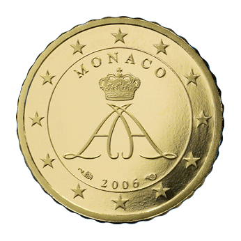10 centimes d'euro Monaco Seconde série, à partir de 2006