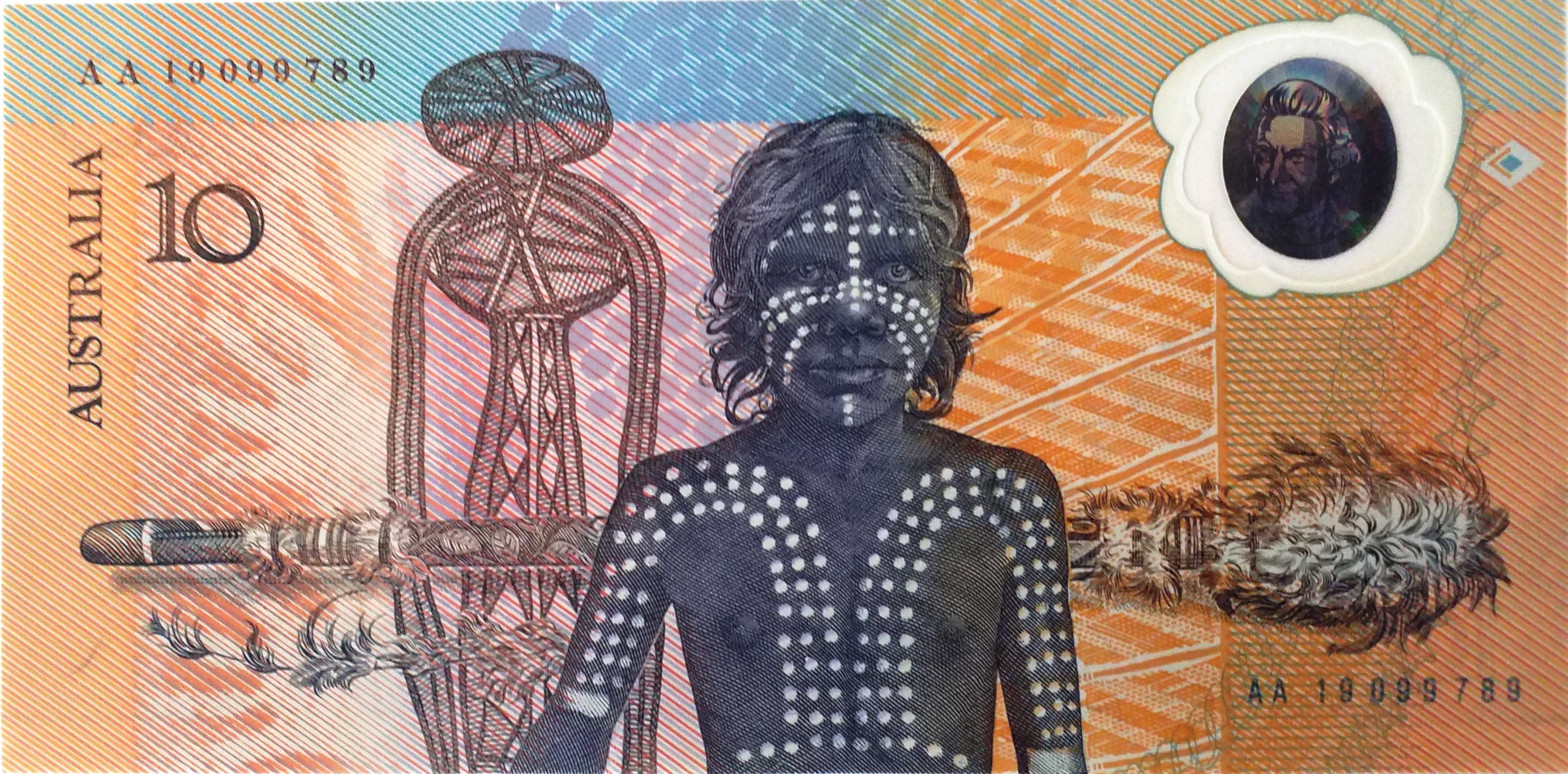 Le premier billet polymère au monde: le 10 dollars australien commémoratif de 1988