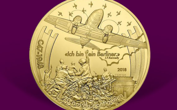 L’aviation et l’histoire – Dakota – monnaie en argent & Or Monnaie de Paris 2018