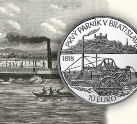 New 2018 €10 slovak commemorative coin dedicated to Steamer CAROLINA