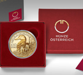 100€ Gold – The Mallard – Wildlife series – Austrian MINT 2018