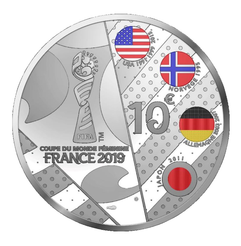Coins FIFA Women's world cup France 2019 - Monnaie de Paris
