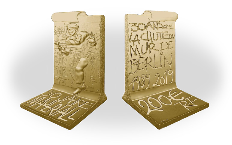 Collection pièces 30ème anniversaire de la chute de Berlin - programme Monnaie de Paris 2019
