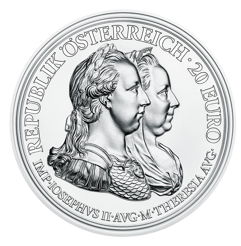 20€ Impératrice MARIE-THERESE - PRUDENCE ET REFORME - Monnaie d'Autriche 2018