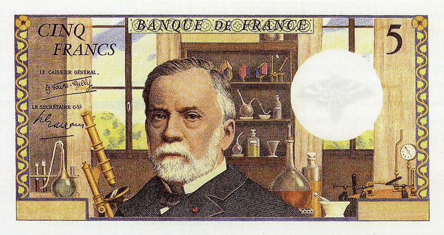5 francs BDF type 1958 Pasteur - Banque de France - Billet non émis
