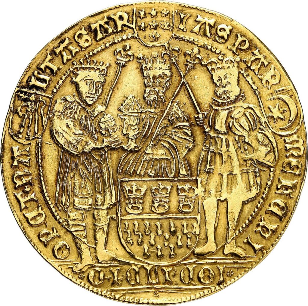Cologne. Gold strike of 4 gold gulden from the dies of the dreikönigstaler n.d. (ca 1620)