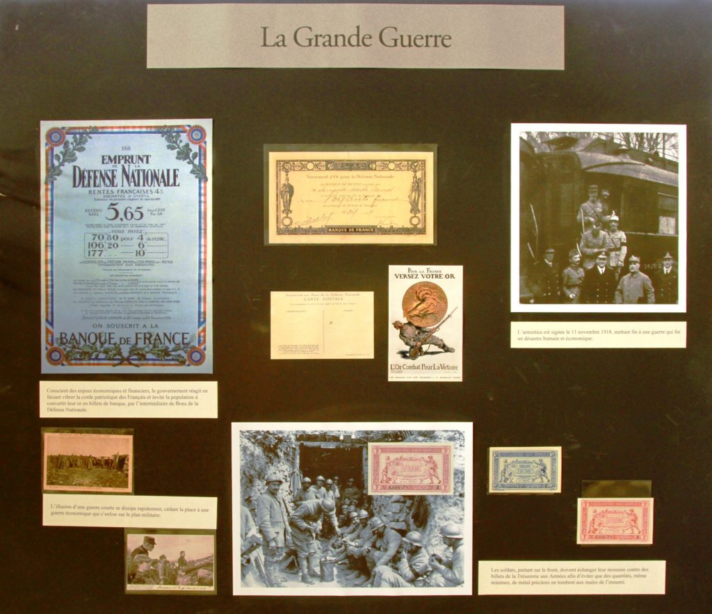 Exposition Monnnaie de Paris: La numismatique et la Grande Guerre - 1914 1918