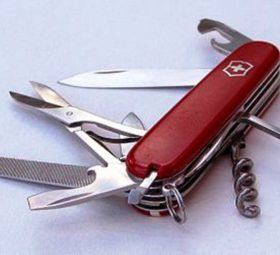 A 2018 swiss commemorative coin to celebrate the swiss army knife